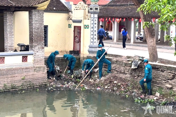 Phường Tây Tựu sôi nổi hoạt động tháng 3 “Con đường quân dân”